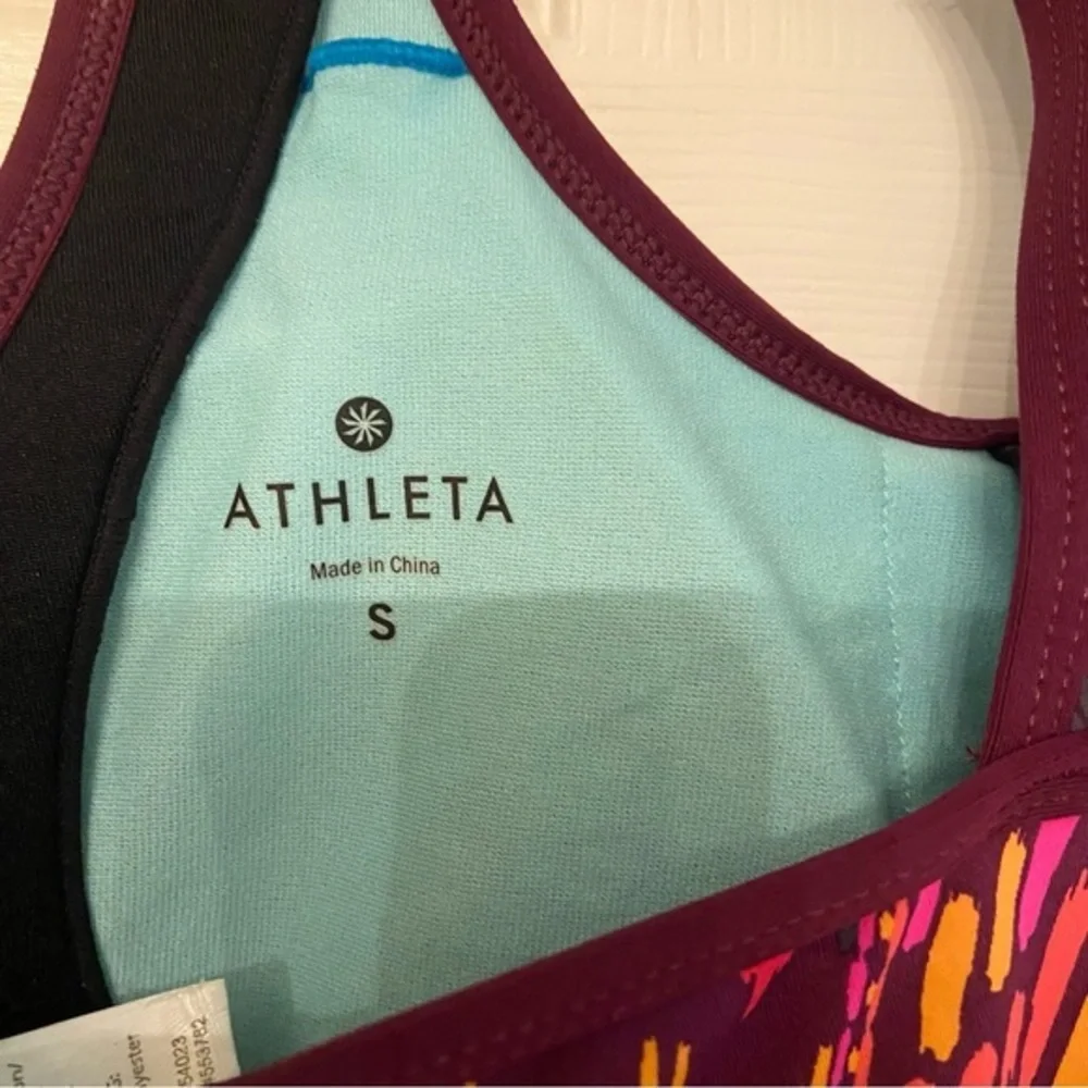 Athleta Swim Cayo Coco Ready to Run Tankini Top Size‎ S
